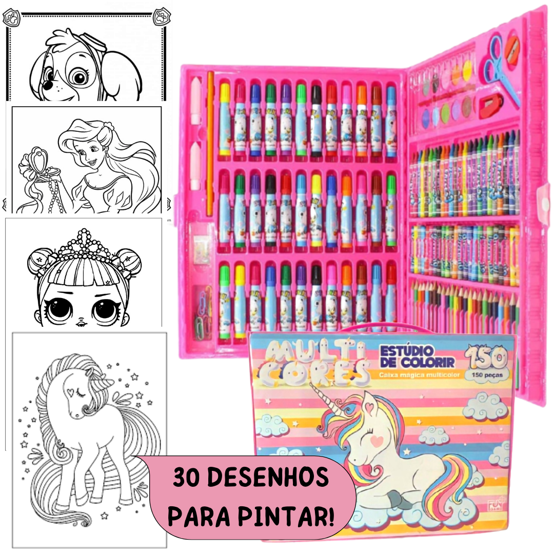 Maleta Pintura Infantil 150 Peças