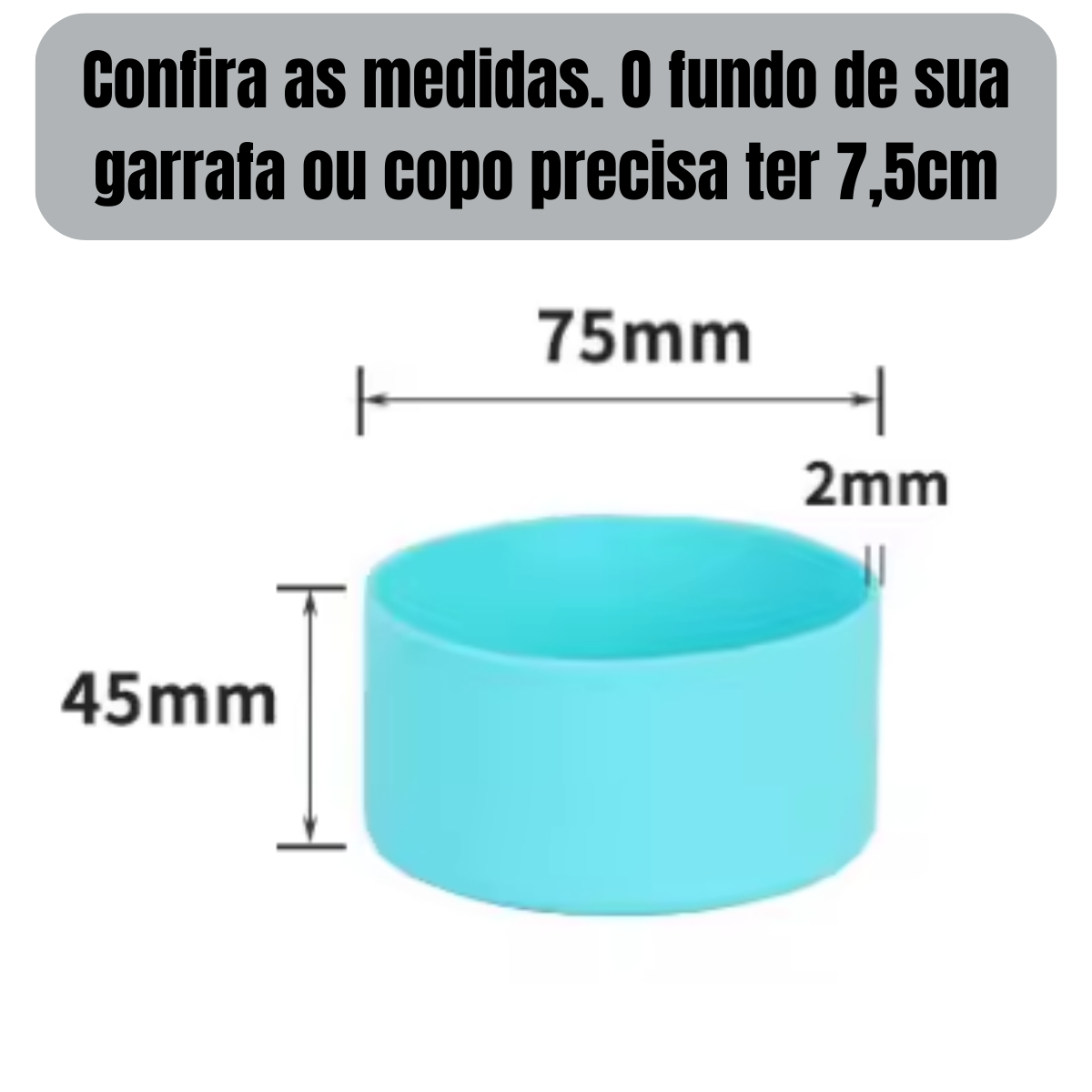 Capa Para Copo Stanley 7,5cm