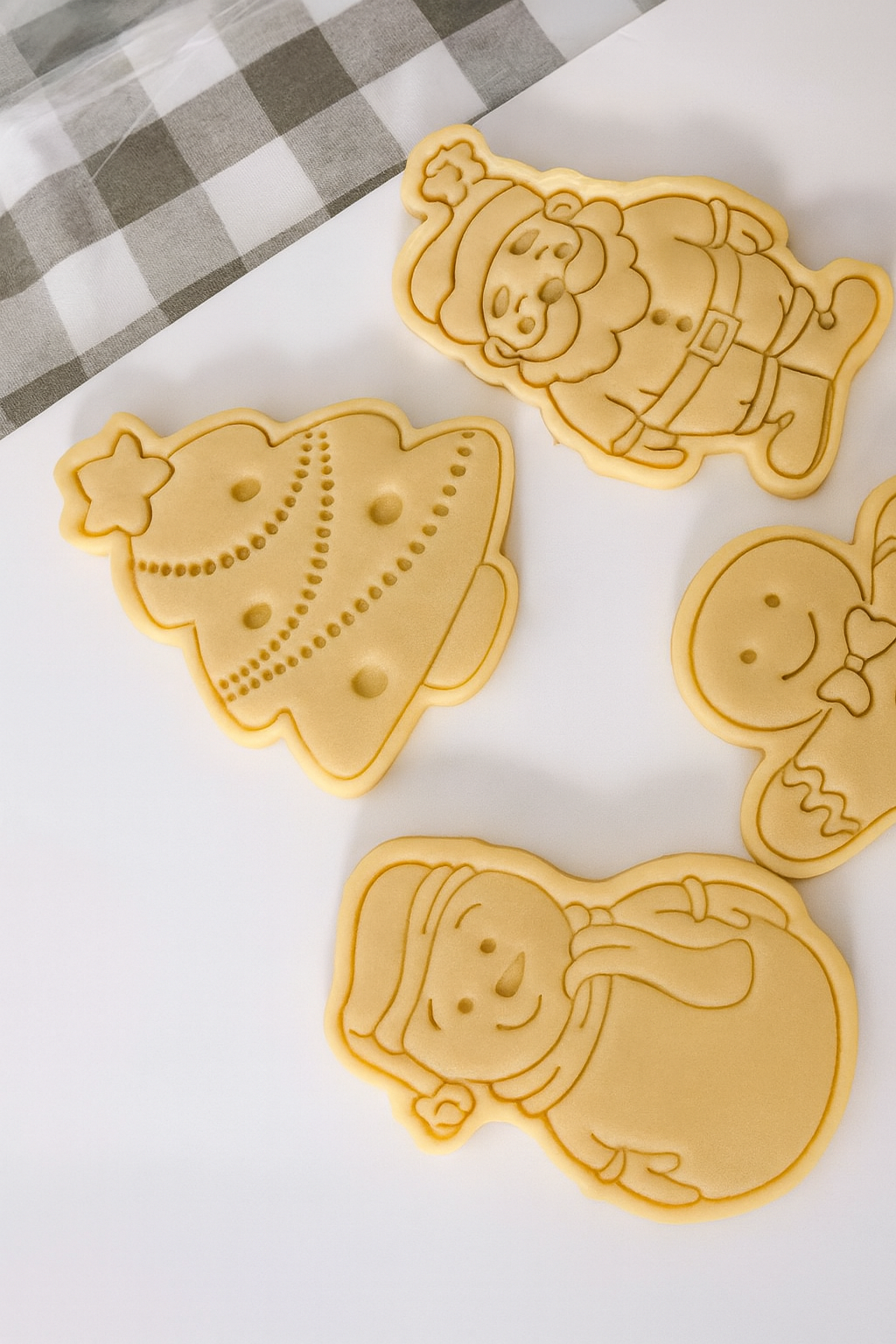 Cortador Com Carimbo De Natal Bolachas Massas BlueStar